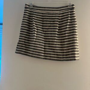 Gently worn J. Crew skirt. Beige and white. Great for work.